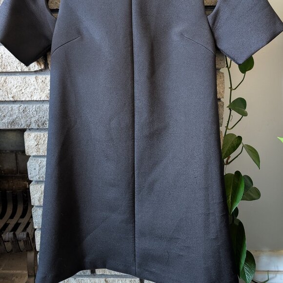 Black cutout mid-length dress - Picture 2 of 3